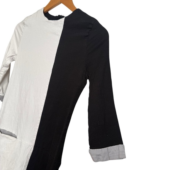 Hadas by Kidichic Girls Black White Knee Length Fancy 3/4 Sleeve Dress Size 18 - Picture 4 of 12